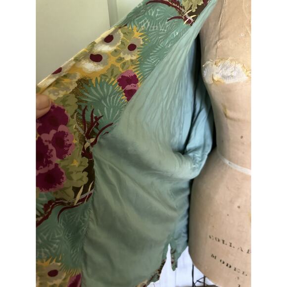 FLOREAT Loved By Anthropologie Women's Floral Rayon Kimono Jacket Size XS/S - Picture 11 of 16